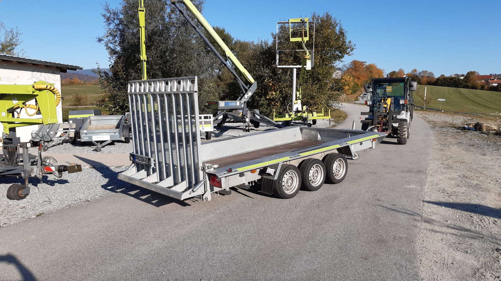 Anhänger nur zum TRANSPORT für Hebebühne