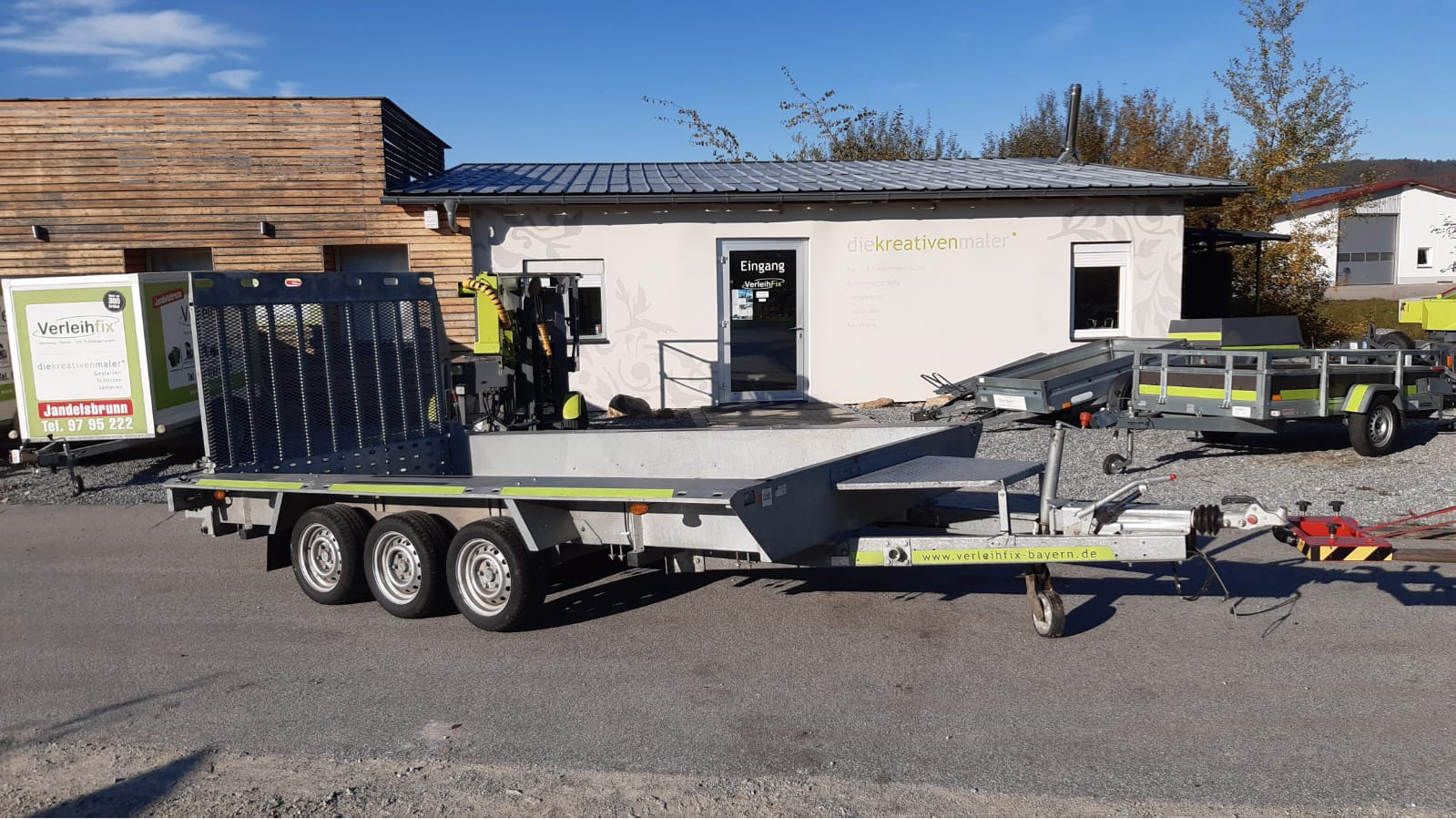 Anhänger nur zum TRANSPORT für Hebebühne – Bild 4